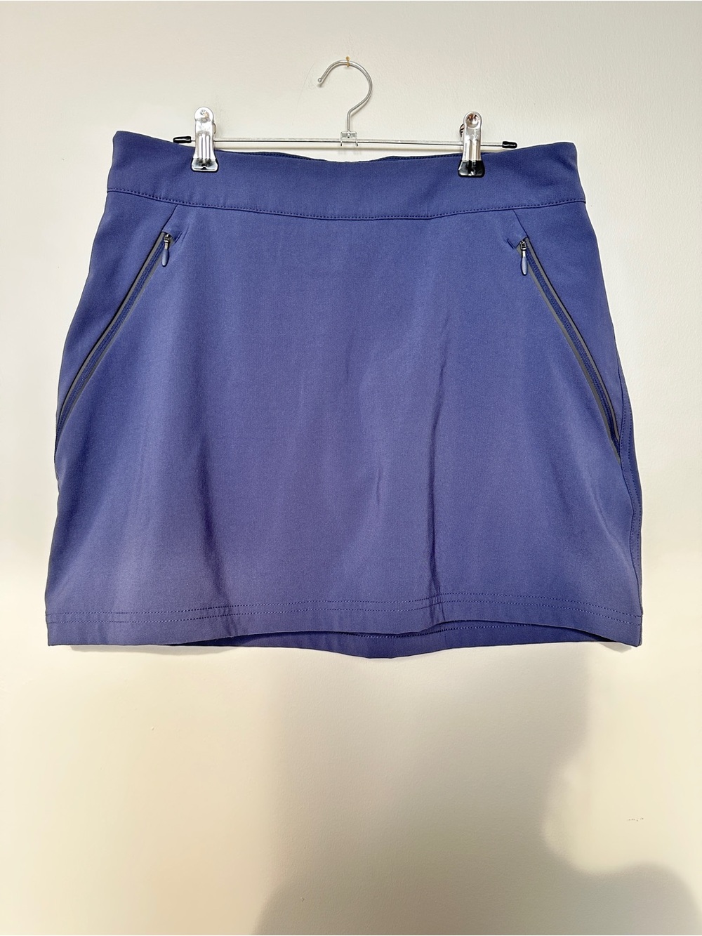 Columbia Navy Performance Mini Skort with Zip Pockets